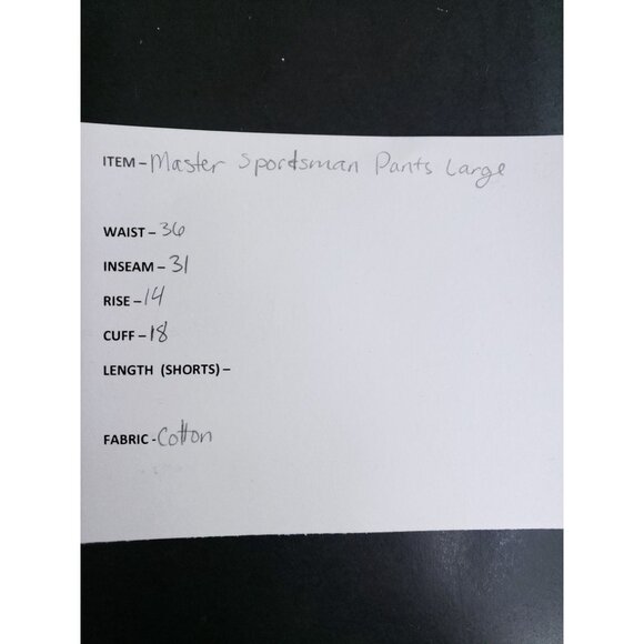 Master Sportsman Cargo Hunting Pants Mens Large Camouflage Hunting Wear - Picture 10 of 11